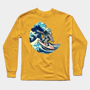 astronaut surfer Long Sleeve T-Shirt